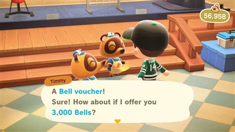 what is a bell voucher in animal crossing: